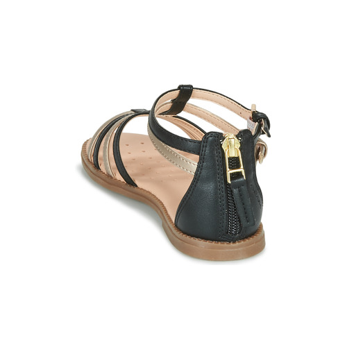 Geox - SANDAL KARLY GIRL - Noir / Doré
