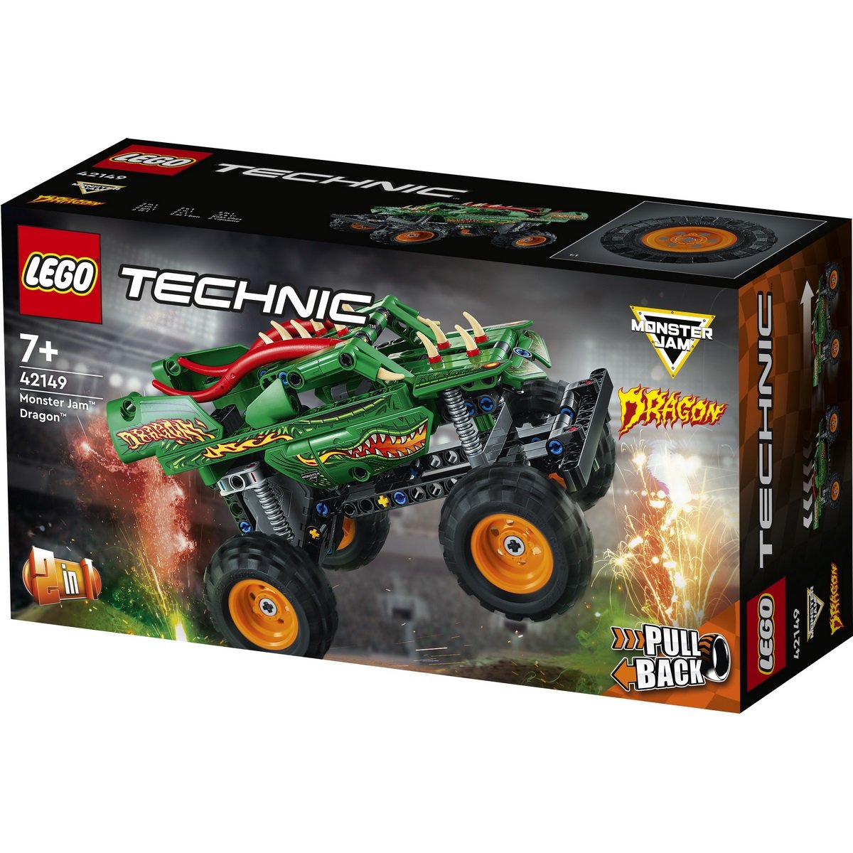 Monster Jam Dragon Lego Technic 42149