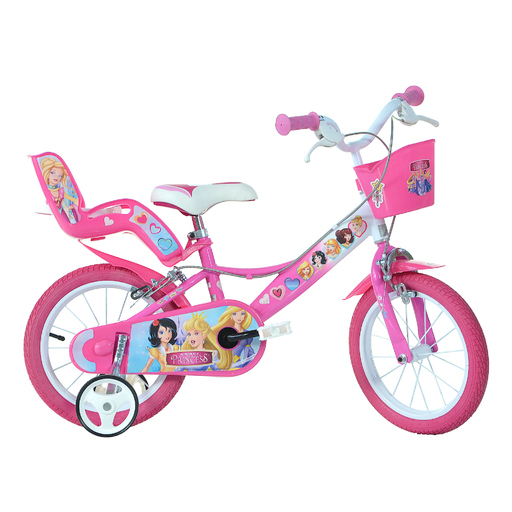 Bicicleta infantil Princesa de Conto de Fadas, 35 cm (14 polegadas), para meninas de 4 a 6 anos.