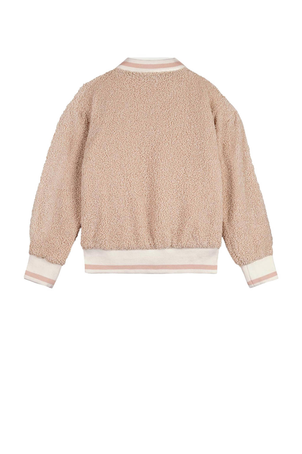 NONO reversible bomberjack zomer Bomber zand/roze