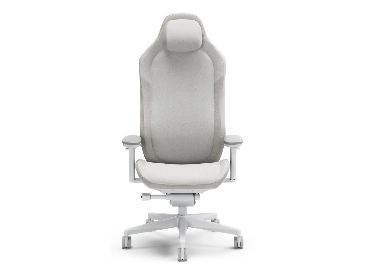 Fractal Design Refine - Spillestol - ergonomisk - lænestol - armstøtter - T-formet - vippe - glass fiber reinforced polyproylene/polyamide - let