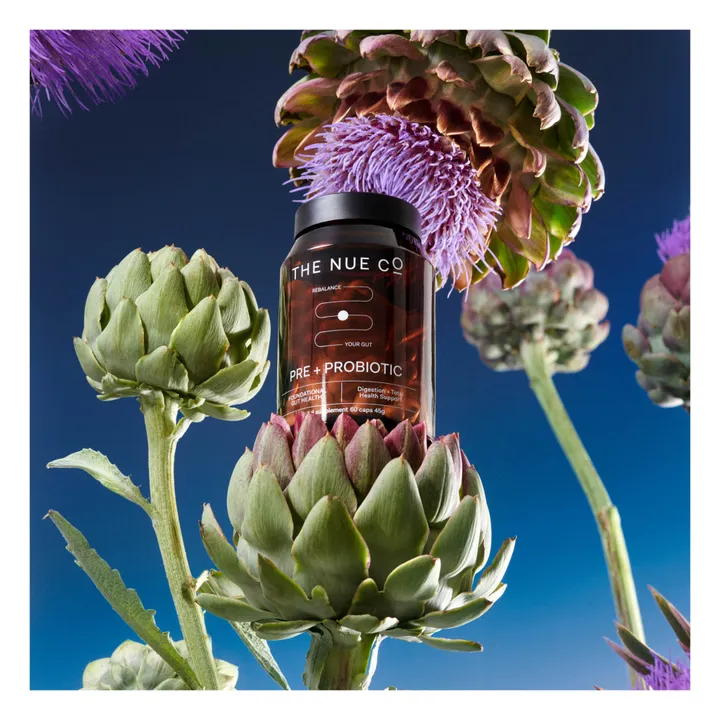 The Nue Co Prebiotic + Probiotic Complément alimentaire - 60 gélules