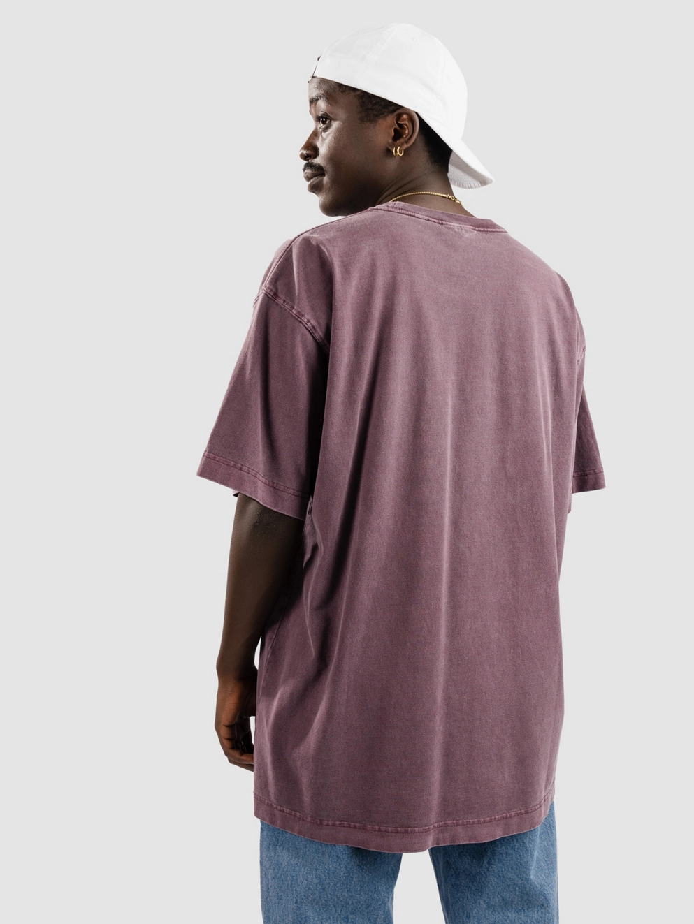 Carhartt WIP Vista T-Shirt garment dyed dark plum