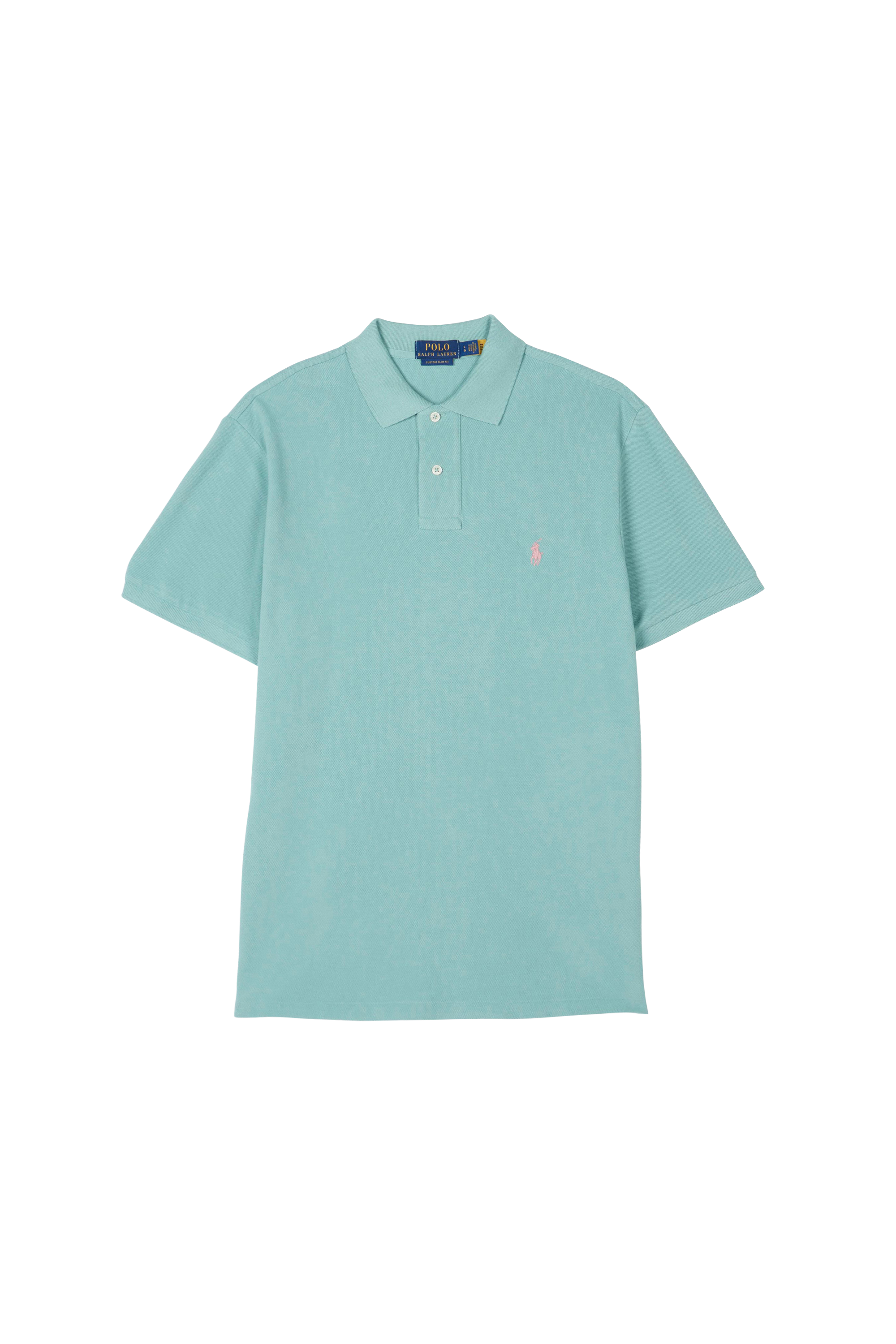 POLO RALPH LAUREN Polo manches courtes  Custom Slim Fit Mesh Polo Vert