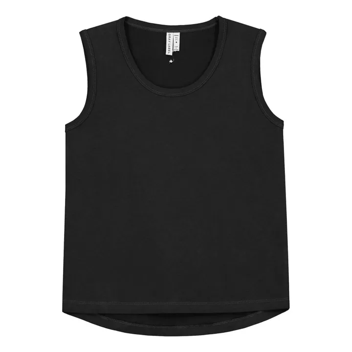 Gray Label Débardeur Coton Bio | Noir