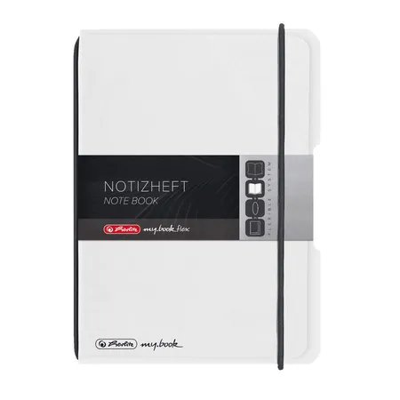Herlitz Notizheft PP A6 Flex transparent kariert