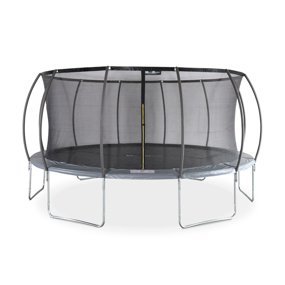 Trampoline 430cm filet intérieur avec pack d'accessoires + tente de camping avec sac de transport