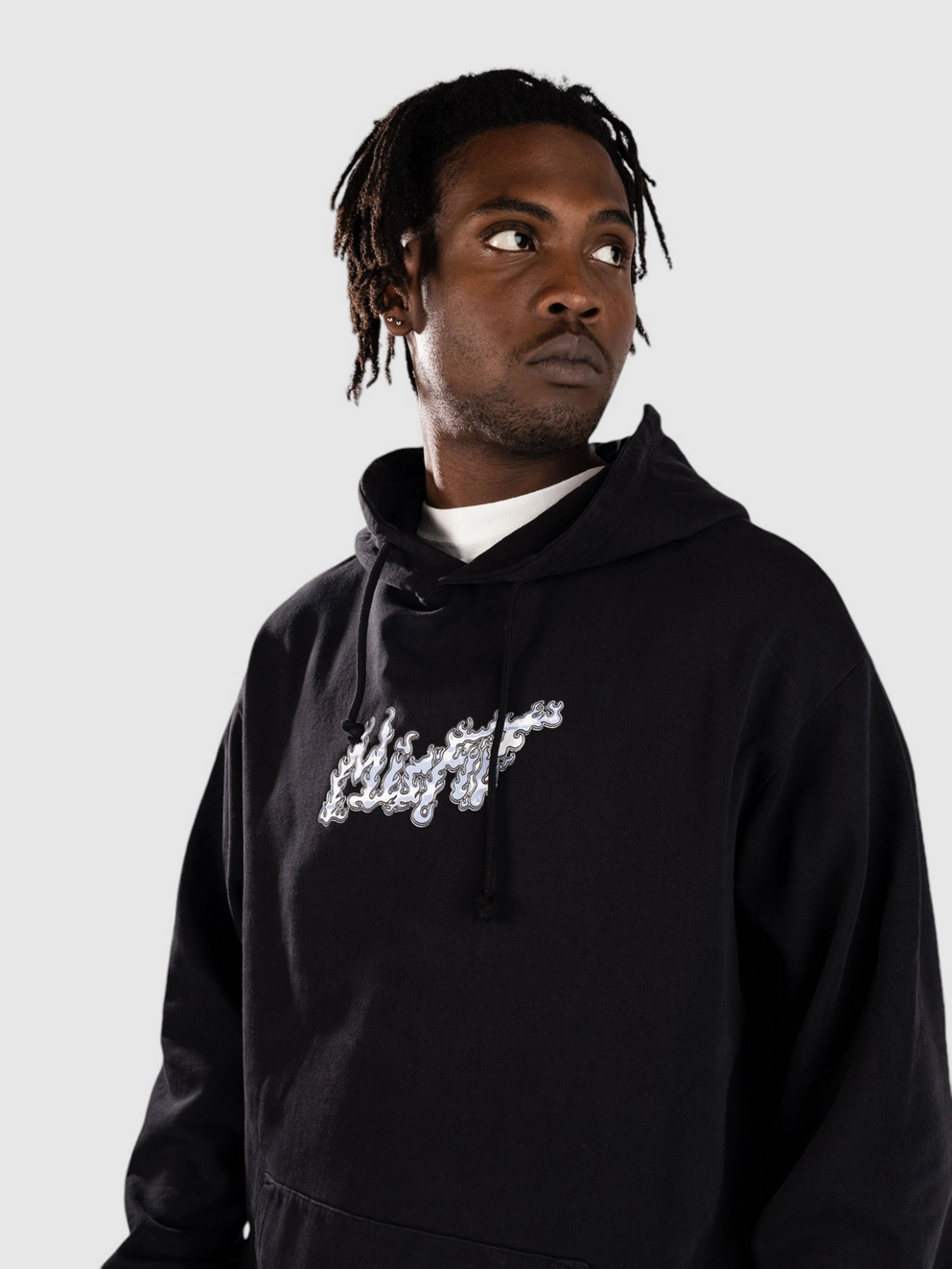 Misfit Shapes Sleeping Cells Hoodie pigment black