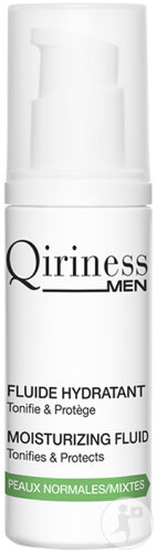 Qiriness Men Fluide Hydratant Peaux Normales/Mixtes Flacon Pompe 50ml