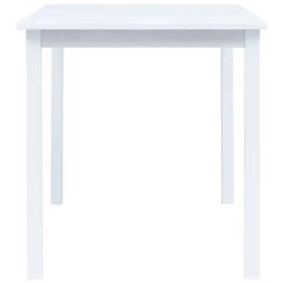 vidaXL - Eettafel - Wit - Hout