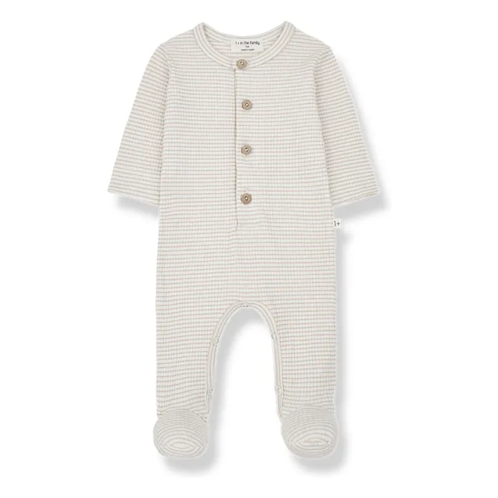 1+ in the family Pyjama Nino Rayé | Rose pâle