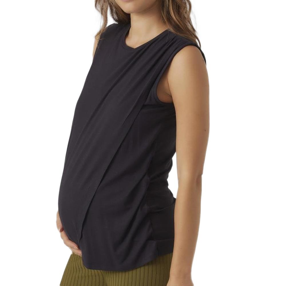 Mamalicious Débardeur d'allaitement Noir Femme Mamalicious Iris