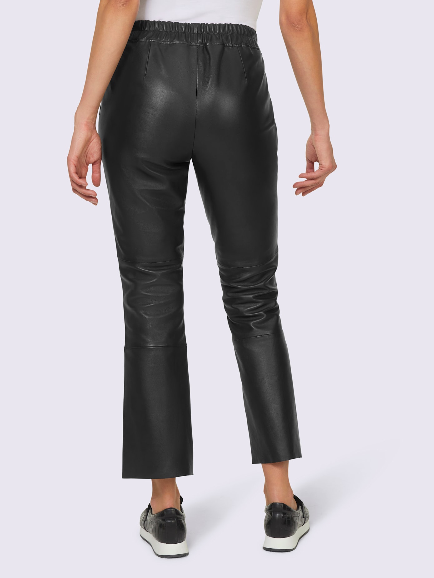 Pantalon en cuir cuir agneau nappa