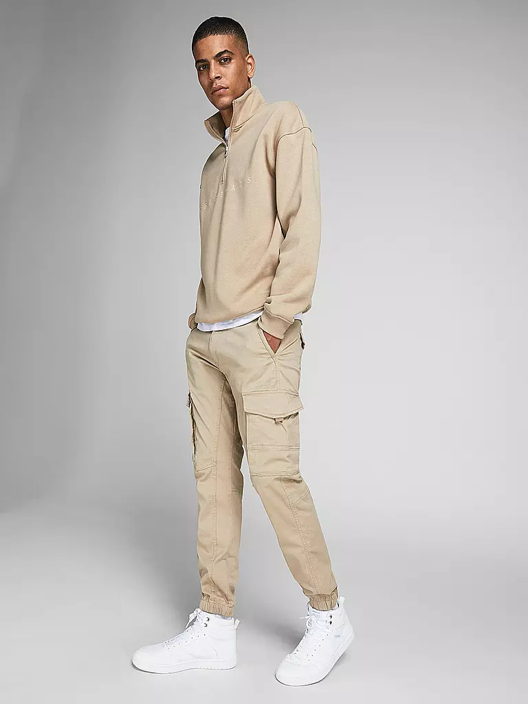 JACK & JONES Cargohose JPSTPAUL  beige