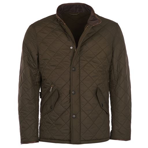Barbour Powell Quilted Jakke, Olive, XL