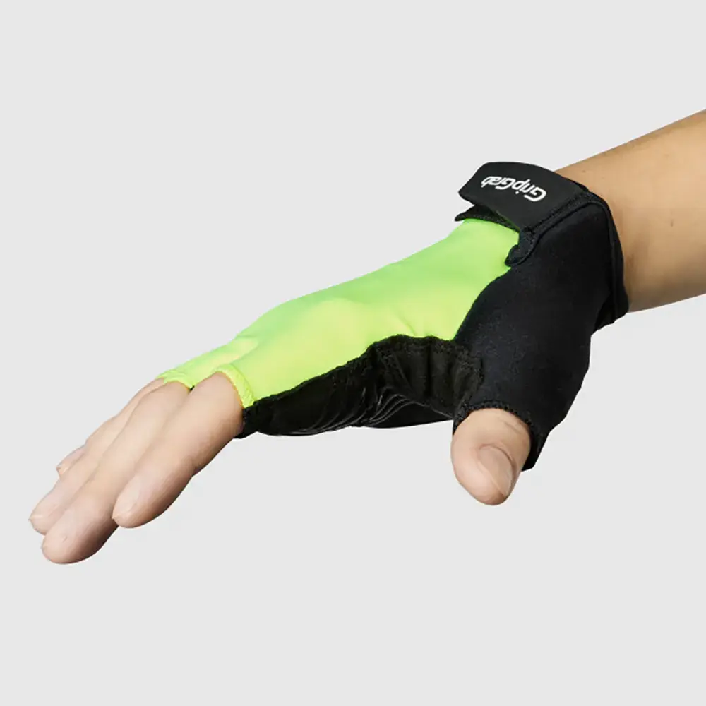 GripGrab Ride RC Max Padded Zomer Fietshandschoenen Hi-Vis Geel Dames