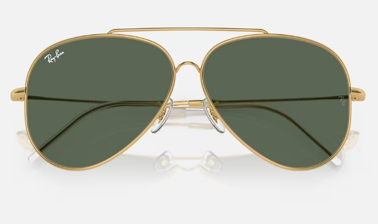 Ray-Ban<br>Aviator Reverse Polished Gold