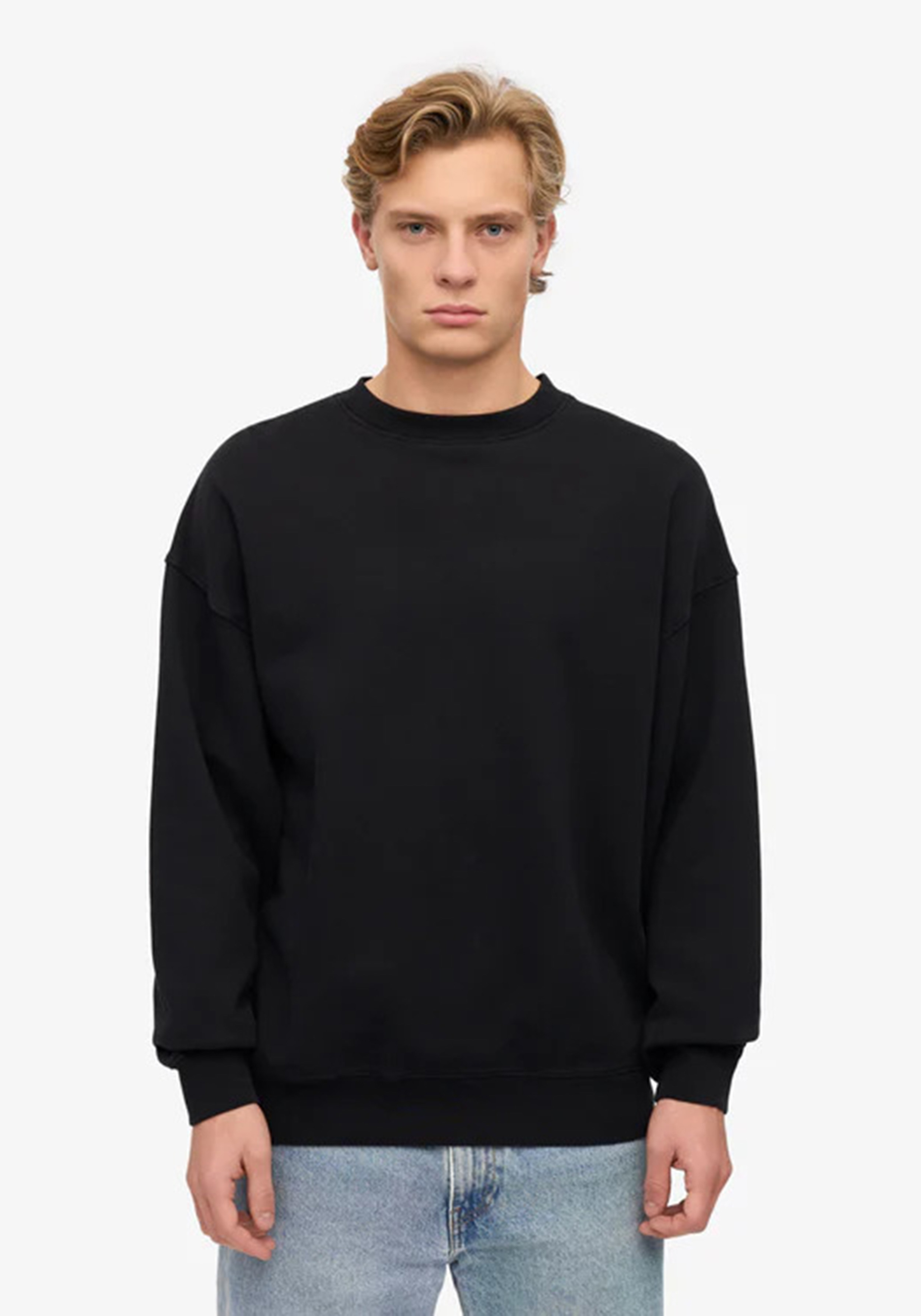 Colorful Standard Oversized Sweatshirt Deep Black