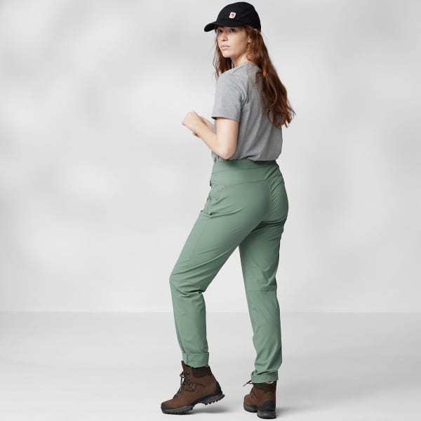 Pantalon randonnée FJALLRAVEN HIGH COAST TRAIL TROUSERS W PATINA GREEN