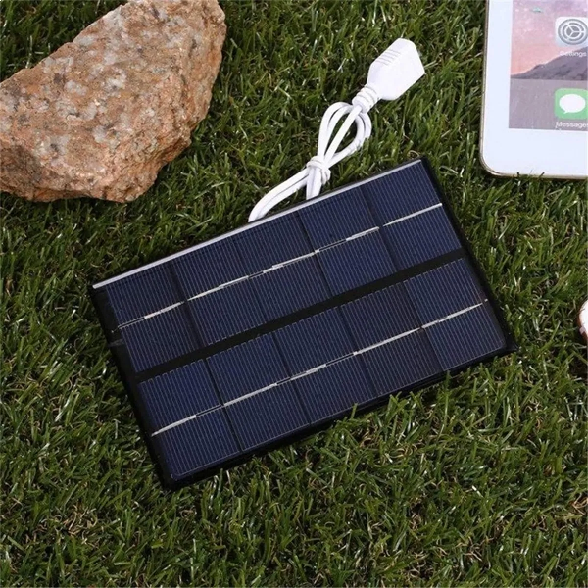 TOTALCADEAU Panneau Solaire portable USB