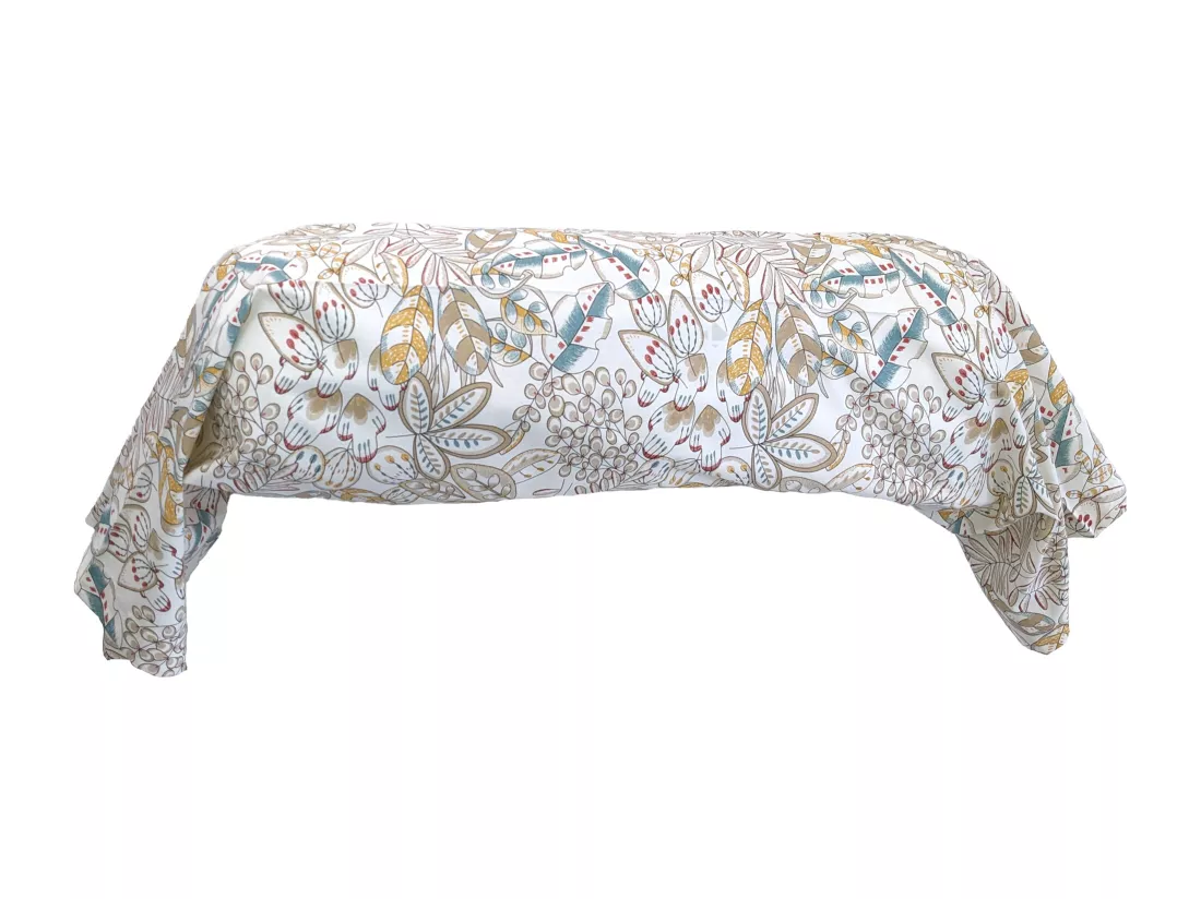 Taie de traversin 140x43 cm coton OKY écru Naturel
