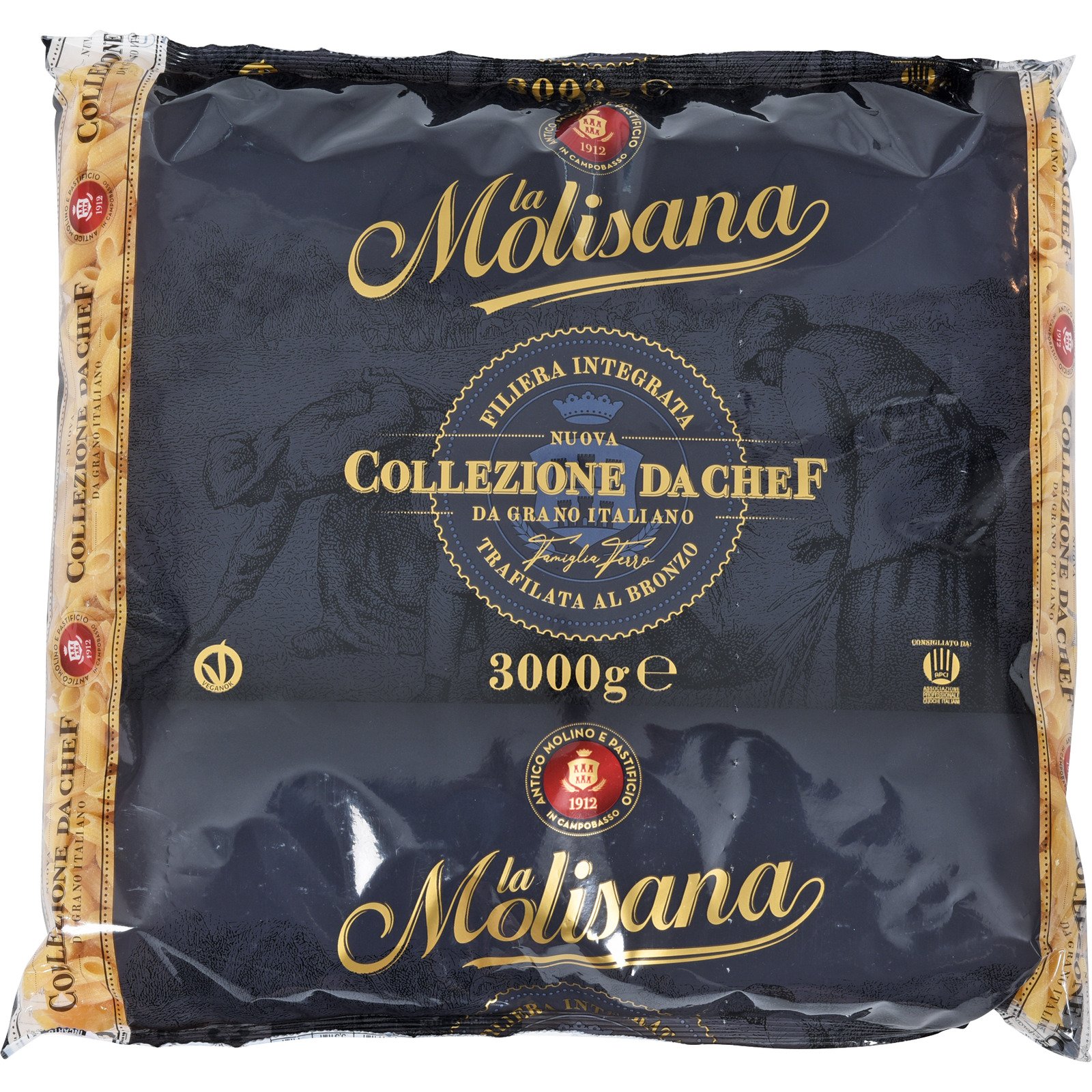 La Molisana Mezze Penne Rigate, 3 kg