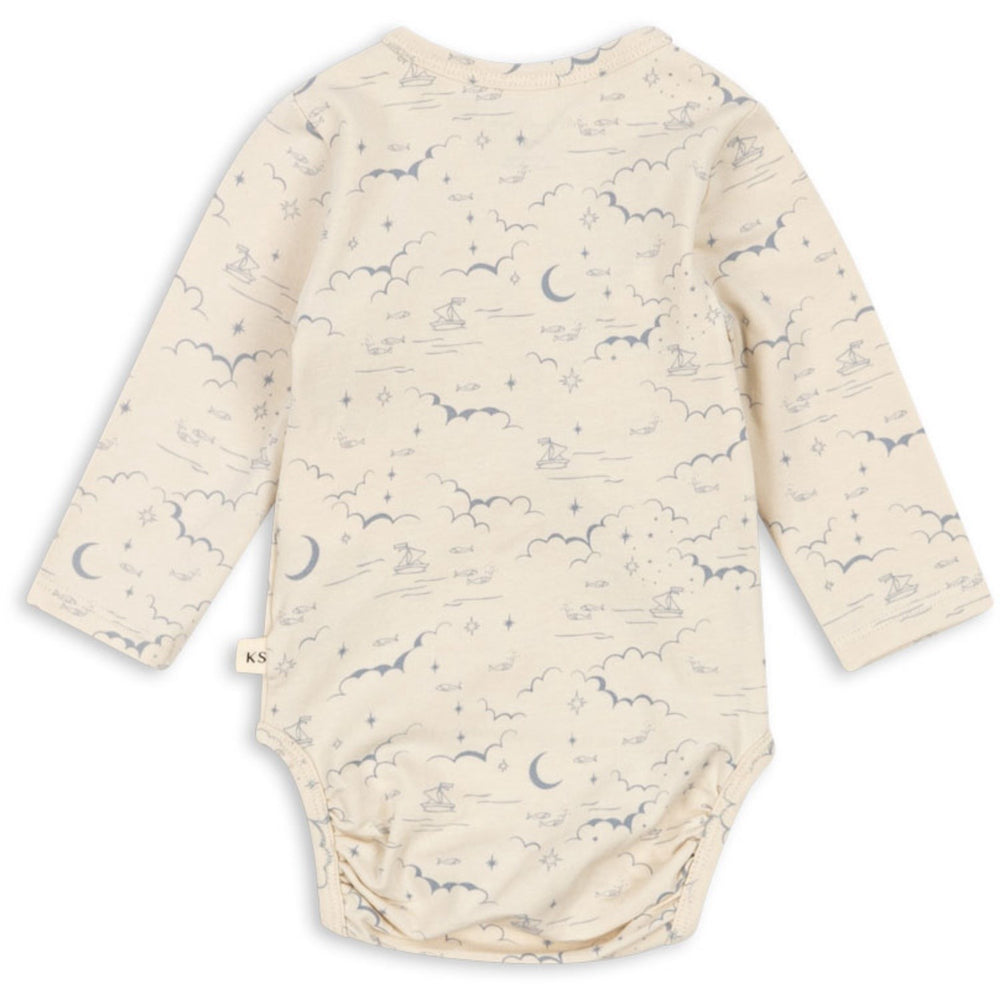 Køb Konges Sløjd Cielo Marino Basic Ls Newborn Body Gots