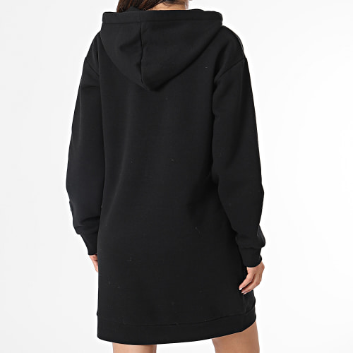 Robe Sweat Capuche Femme Noir