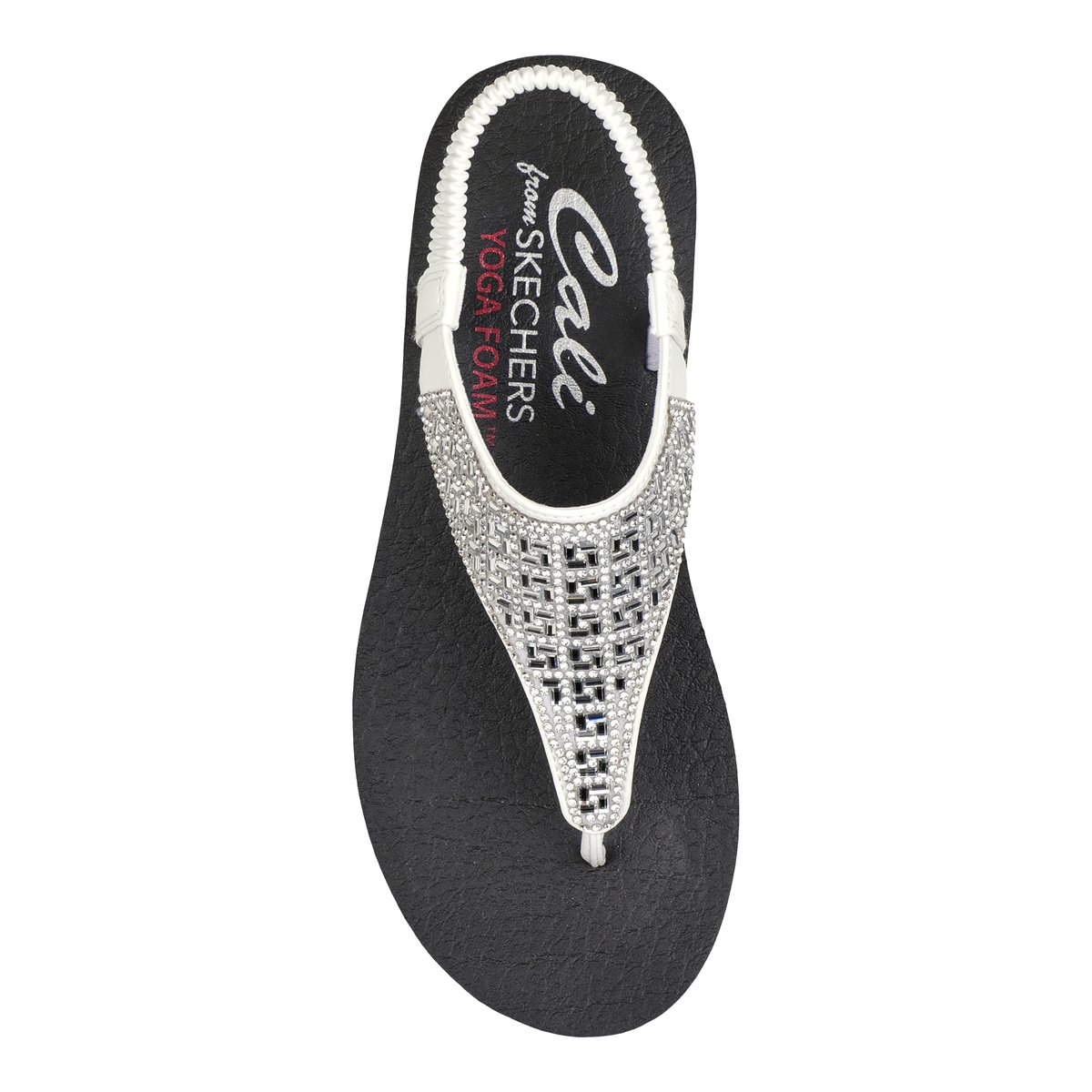 2X les points-Sweet_rock-Talon plat - Blanc
