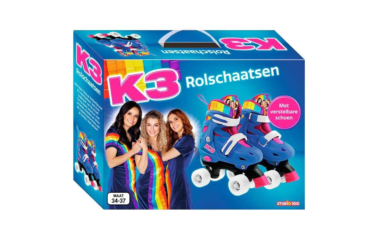 K3 Regenboog rolschaatsen maat 34-37