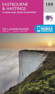 Eastbourne & Hastings, Battle & Heathfield - OS Landranger Map 199 (Sheet map, folded)