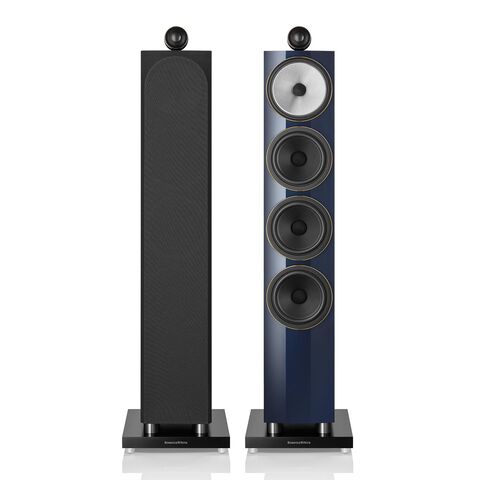 B&W 702 S3 Signature – ultra-exclusieve vloerluidspreker Midnight Blue Metallic