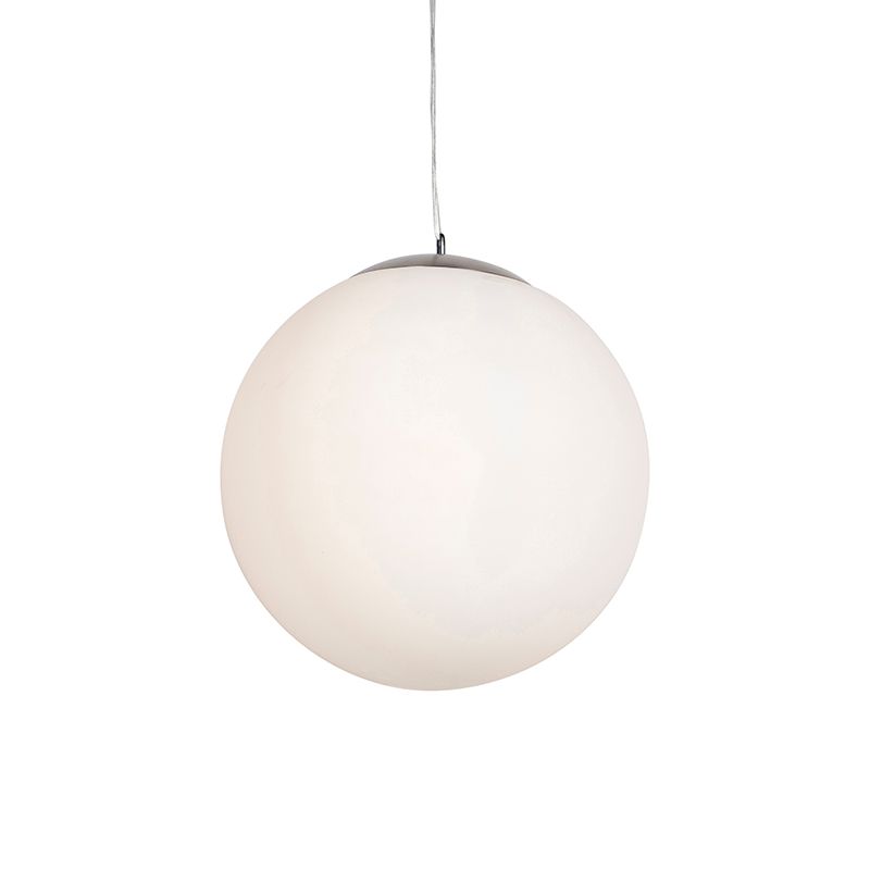 Scandinavische hanglamp opaal glas 50cm - Ball 50