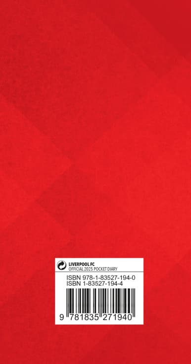 Liverpool Fc - 2025 Slim Diary