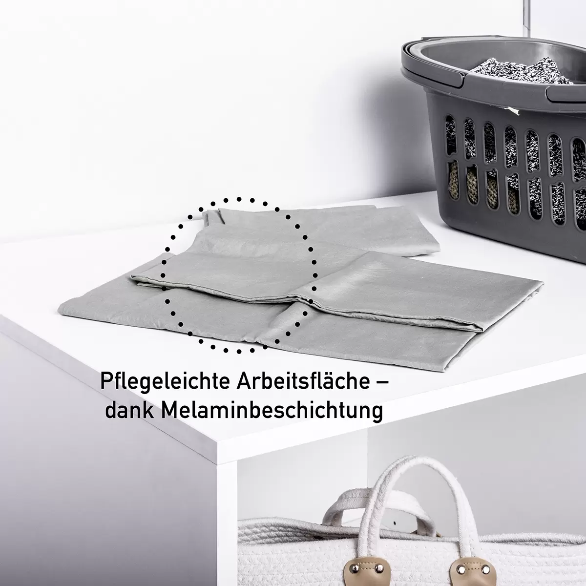 Mehrzwecktisch Galleria Bianco weiss