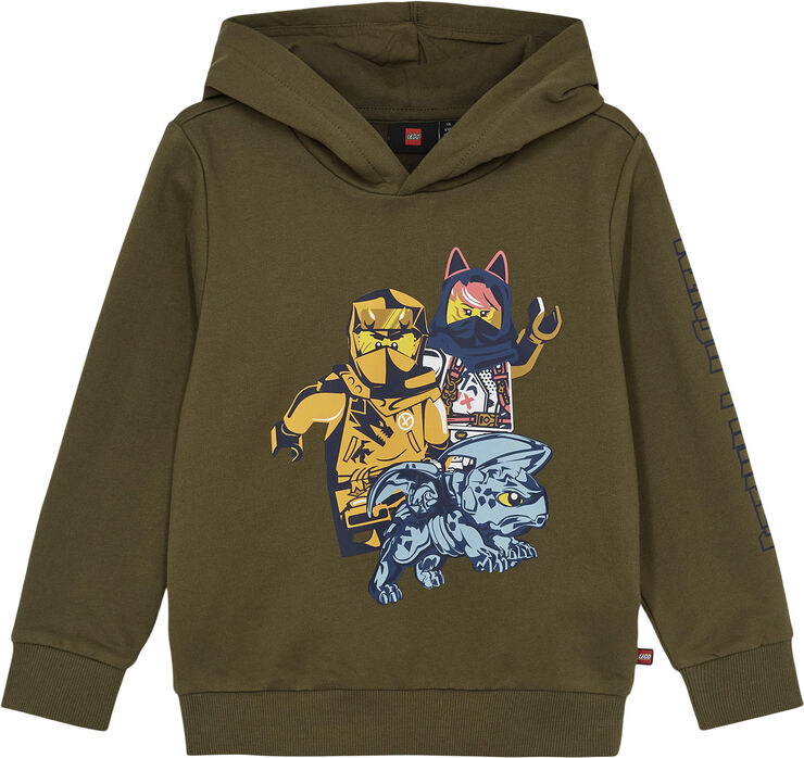 LEGO kidswear-LEGO børnetøj LWSCOUT 701 - SWEATSHIRT Dark khaki
