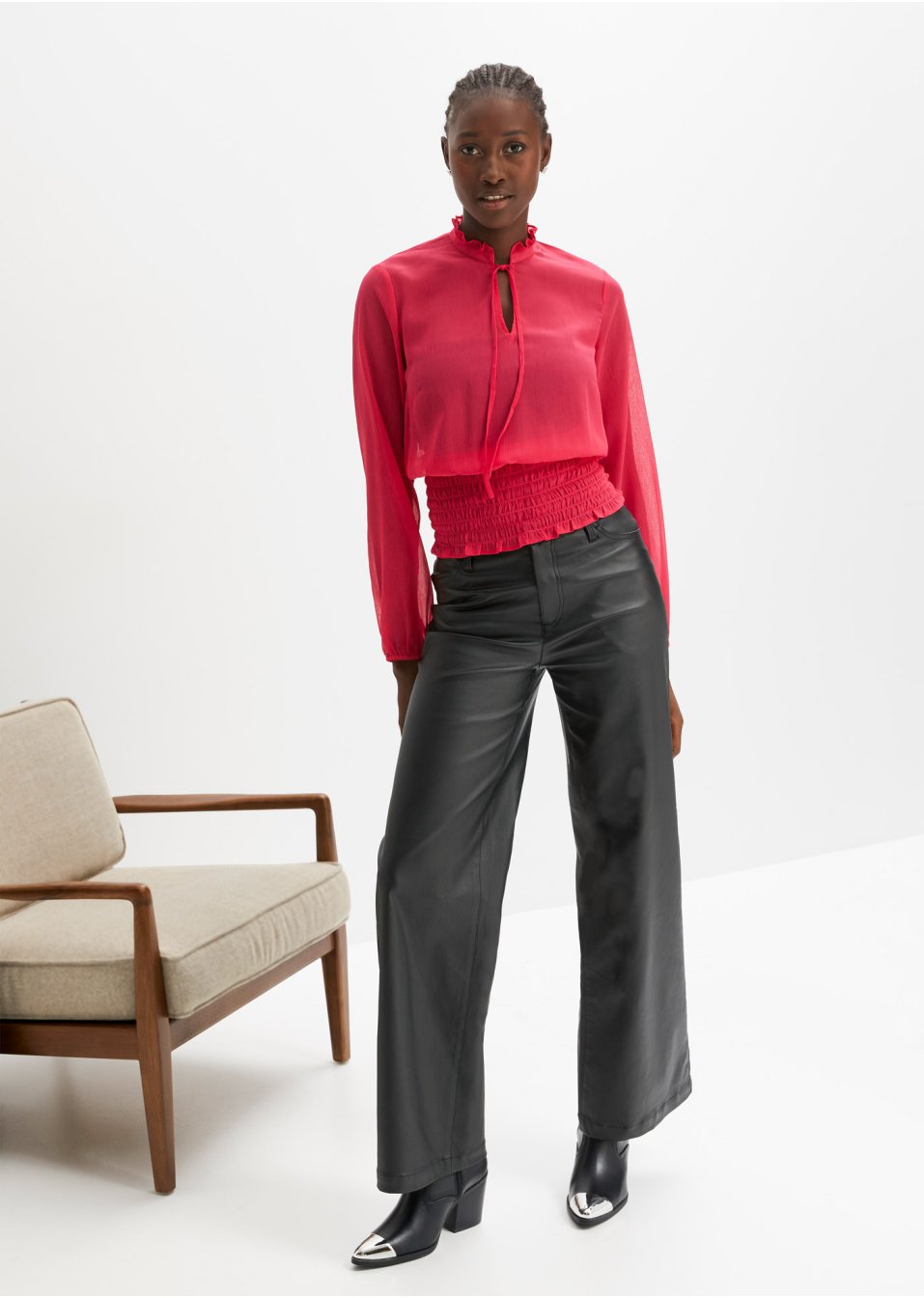 Blouse en chiffon