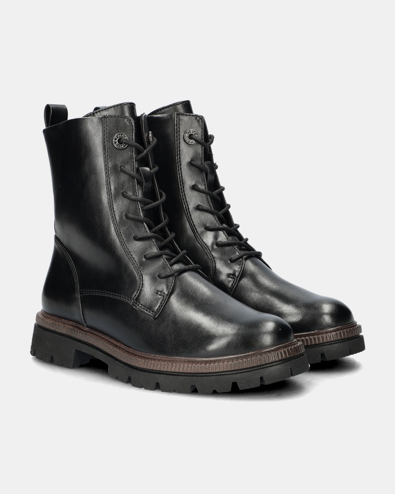 Marco Tozzi Veterboots  - zwart