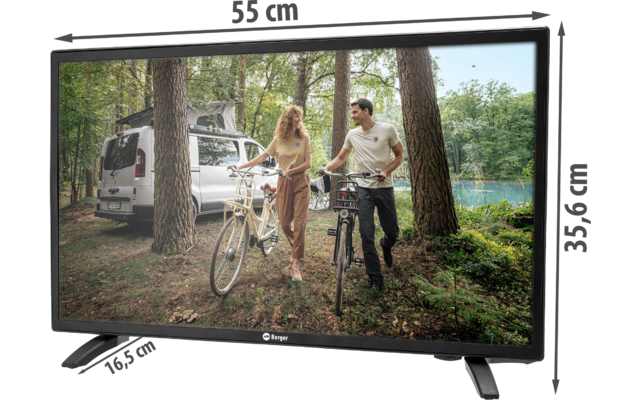 Berger Classiq Smart LED Fernseher mit Triple-Tuner und 12 / 230 V