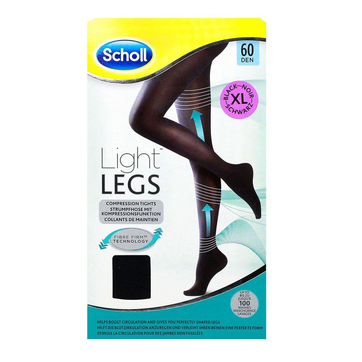 Collants Light Legs Noir 60 Den Taille XL
