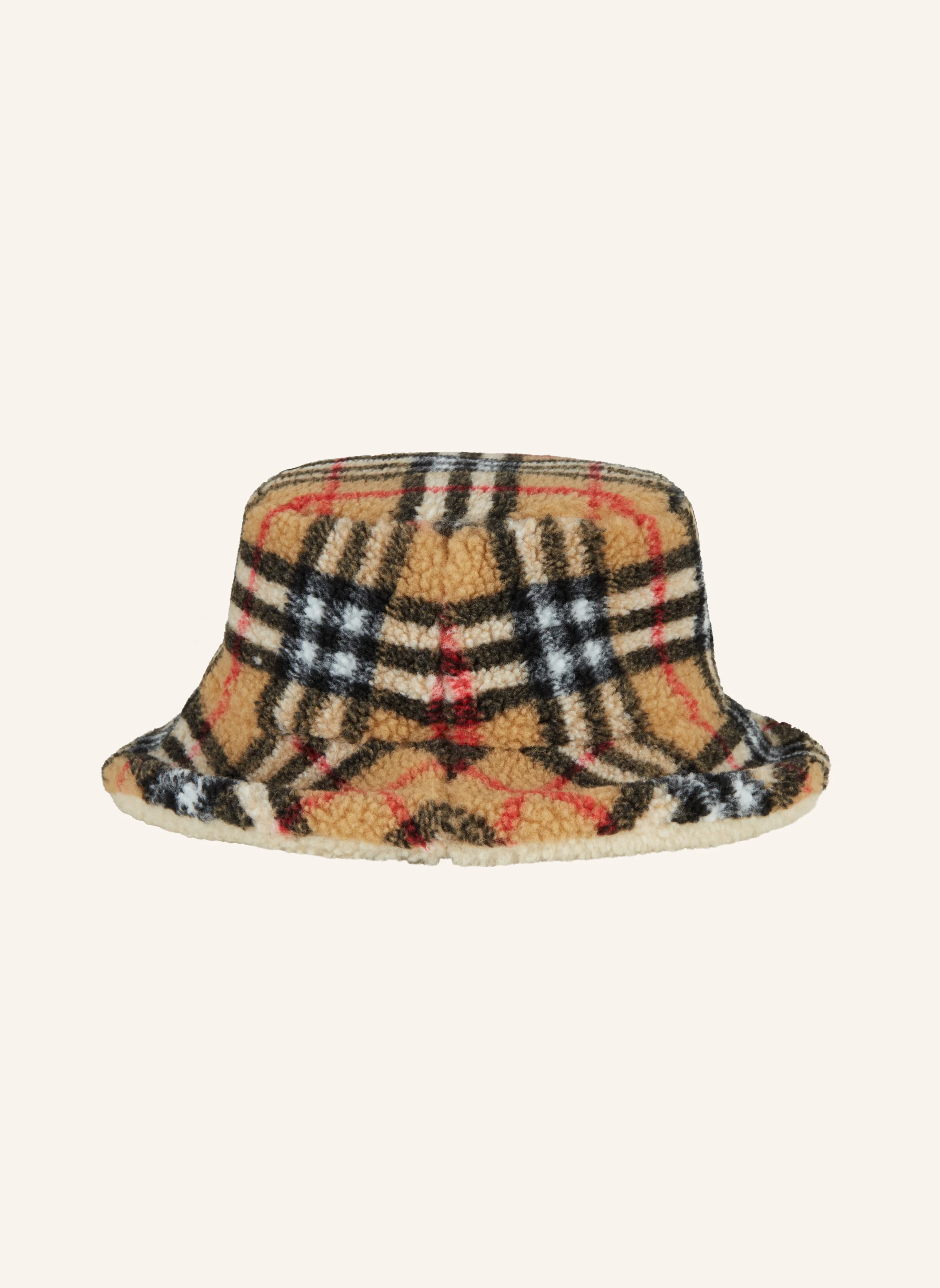 BURBERRY Bucket-Hat aus Teddyfell