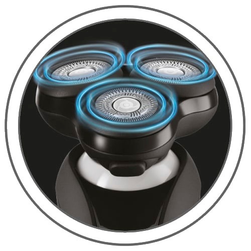 Remington Elektrorasierer »Rotationsrasierer Limitless X5 XR1750« 1 Stk. Aufsätze Nass-&Trockenrasur, 360° PivotBall Drehgelenk, akkubetrieben (50 min.)