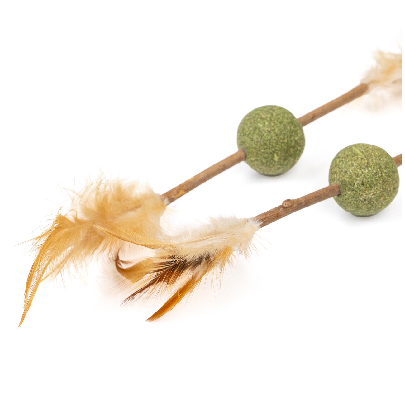 Canadian Cat Company Katzenminze Kugel mit Matatabi Stick & Feder 2 Stk