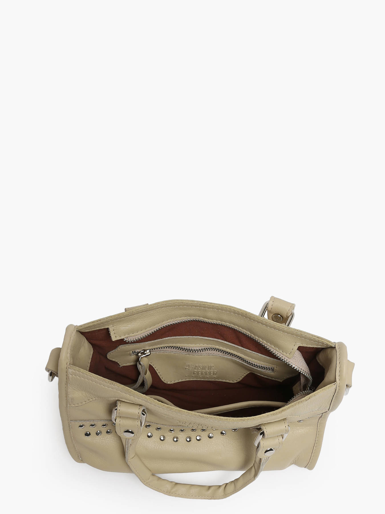Sac bandoulire Glam cuir BASILIC PEPPER