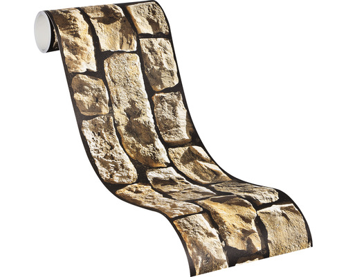 Rand 9058-19 Alleen Randen 9 zelfklevend natuursteen bruin 5 m x 17,7 cm