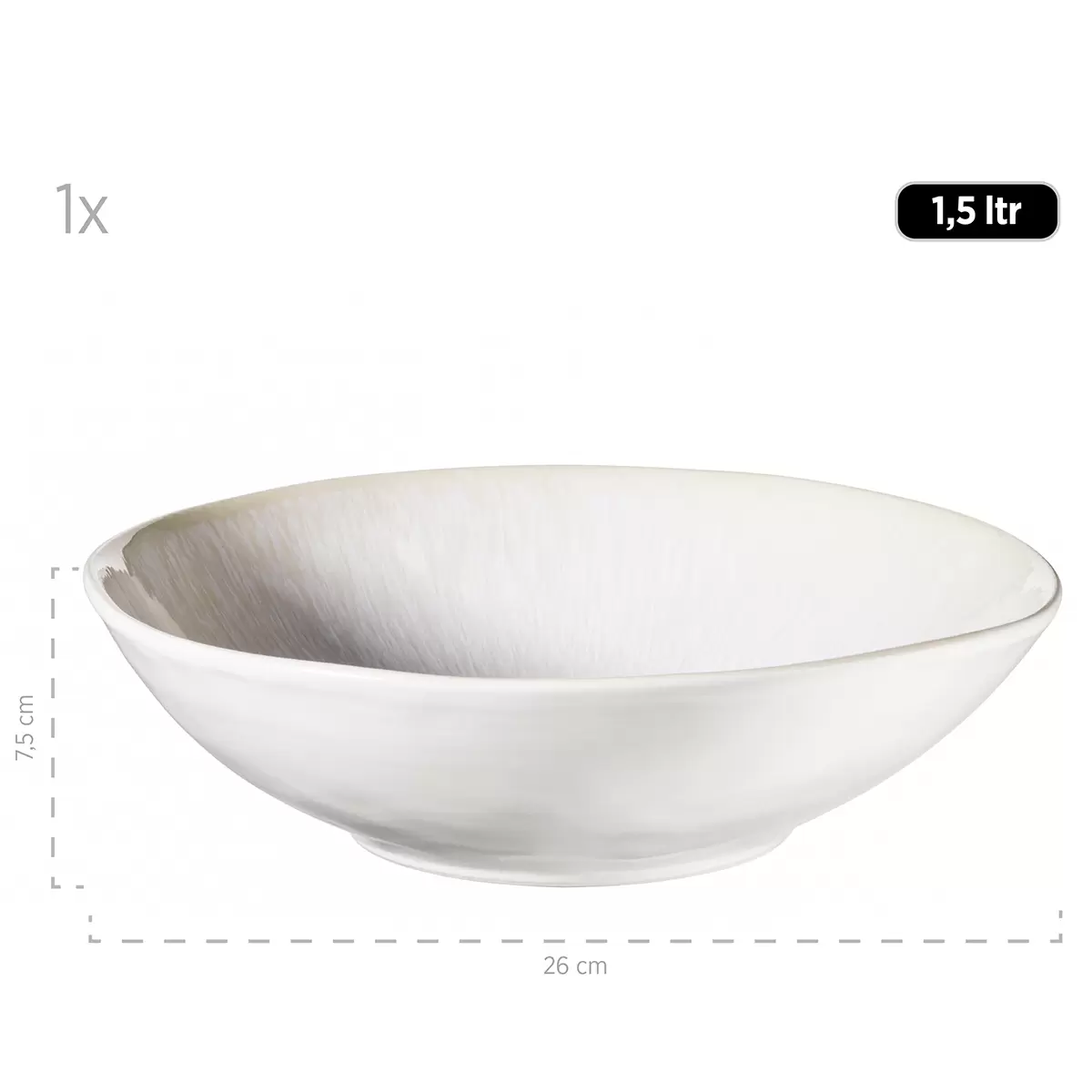Bowl Set 9tlg. FROZEN weiss