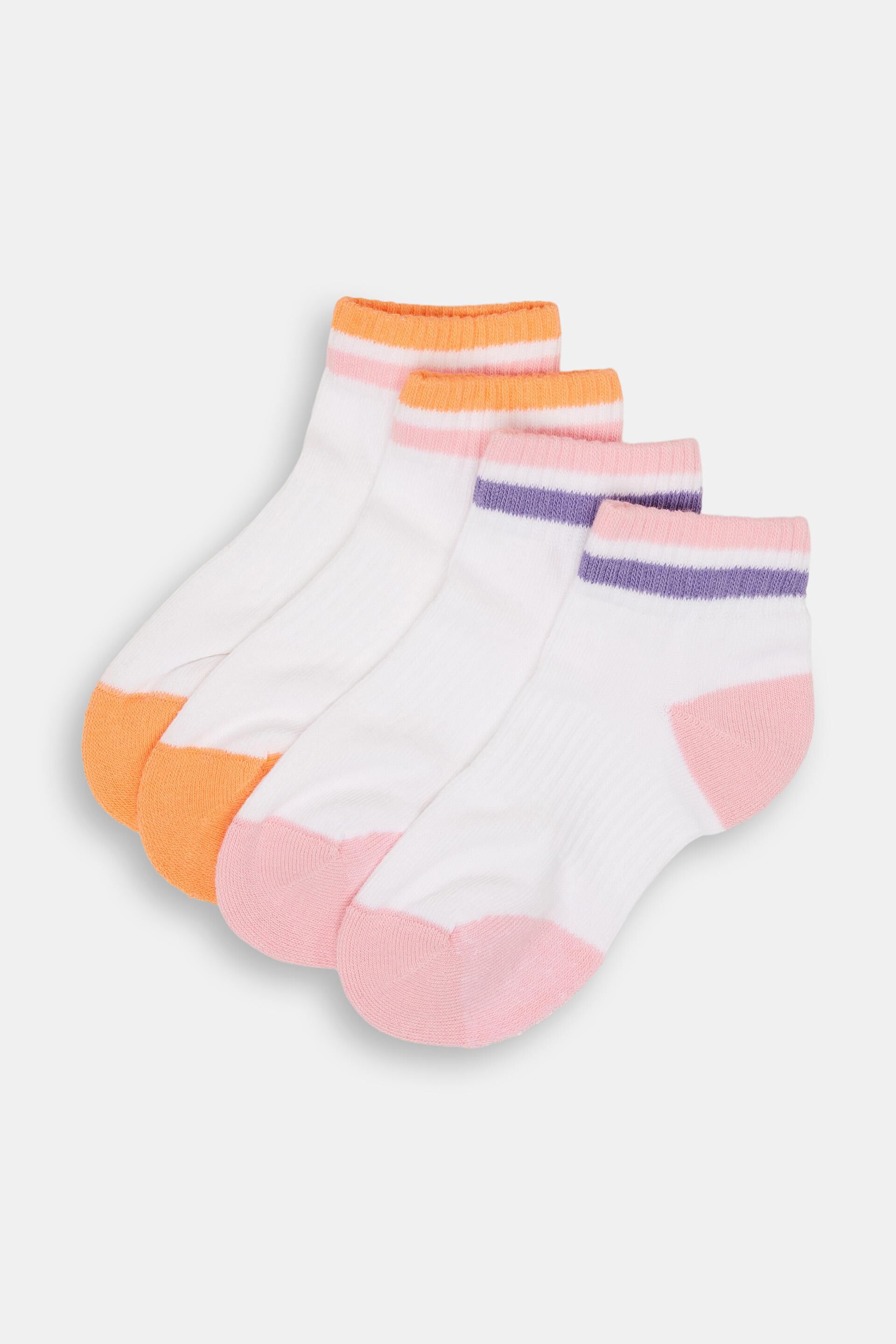 Lot de 2 chaussettes de sport aux touches colorées