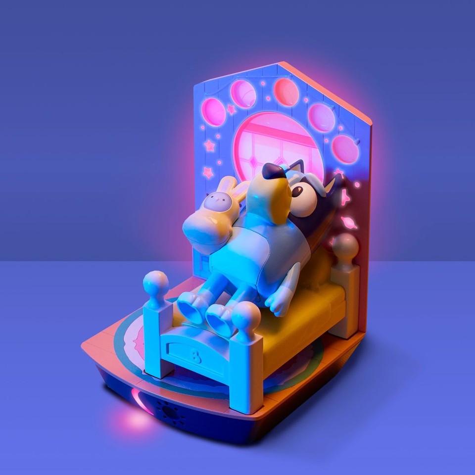 Bluey - Goglow - 2-I-1 Natlampe Og Lommelygte