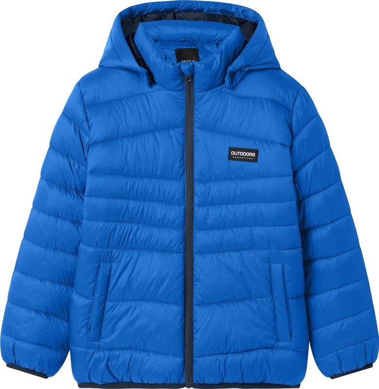 NAME IT - Gewatteerde Jas - Pufferjas - Met Afneembare Capuchon