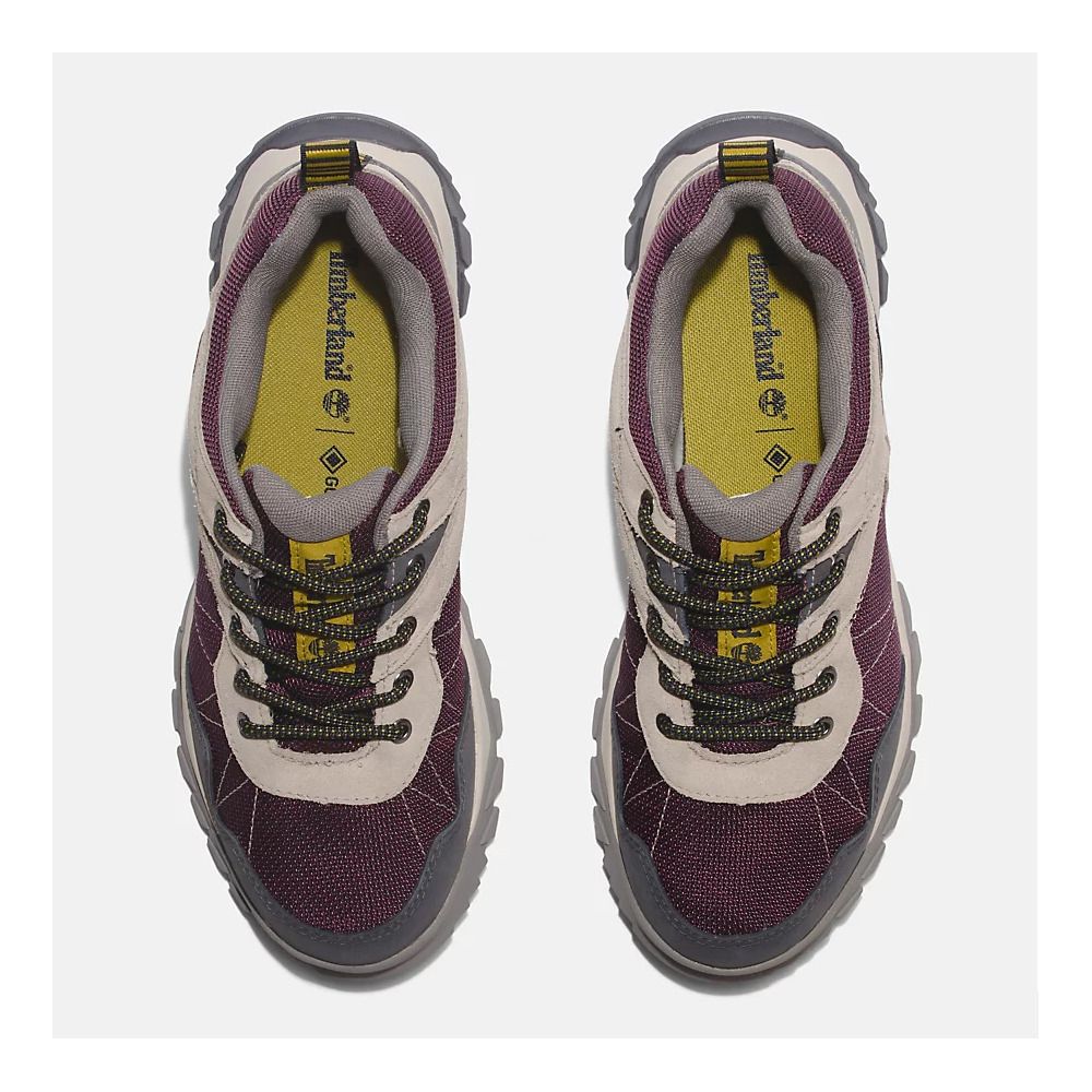 Timberland LINCOLN PEAK GORE-TEX - Chaussures d'approche Femme burgundy mesh w tpe